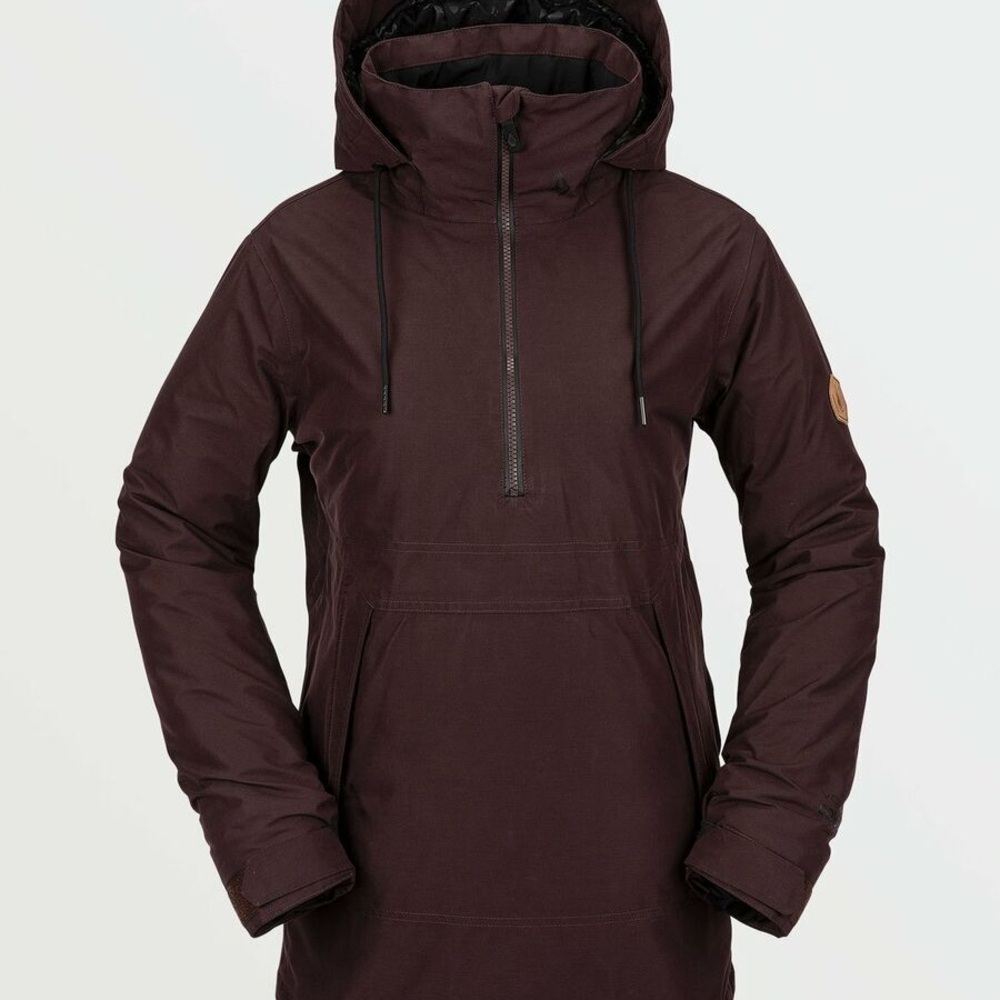 VOLCOM Women's FERN Insulated Gore-Tex Pullover Jacket - BRD -